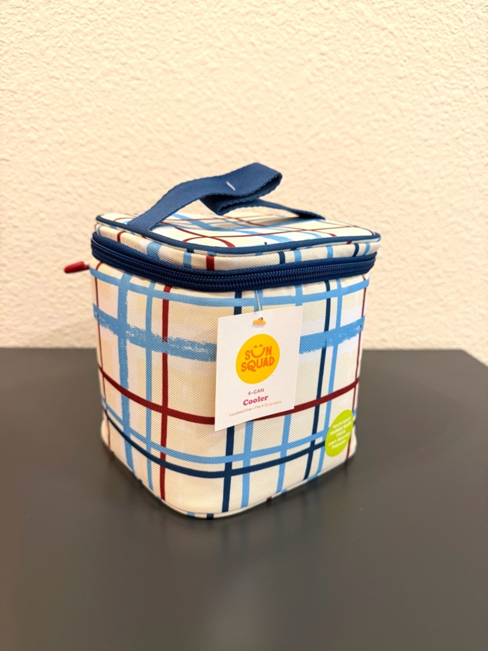 Target 4 Cans Soft Sided Personal Cooler  Sun Squad Red White Blue Patriotic